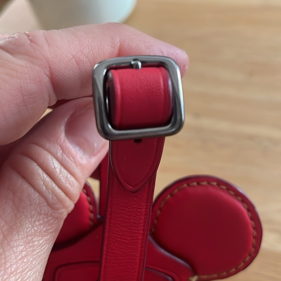 Disney x Coach Mickey Mouse Keychain & Luggage Tag-GUC - Picture 15 of 17